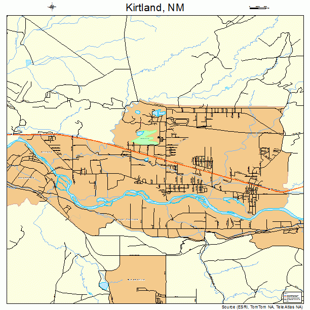 Kirtland, NM street map