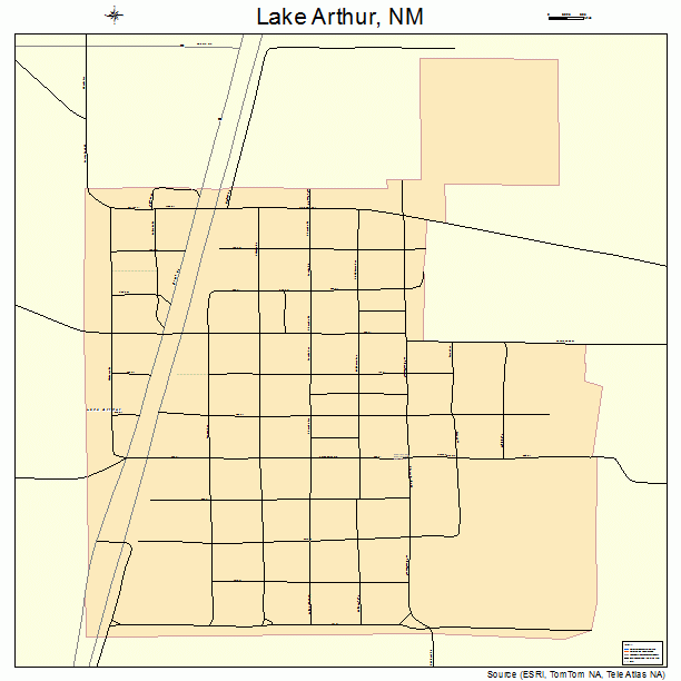 Lake Arthur, NM street map