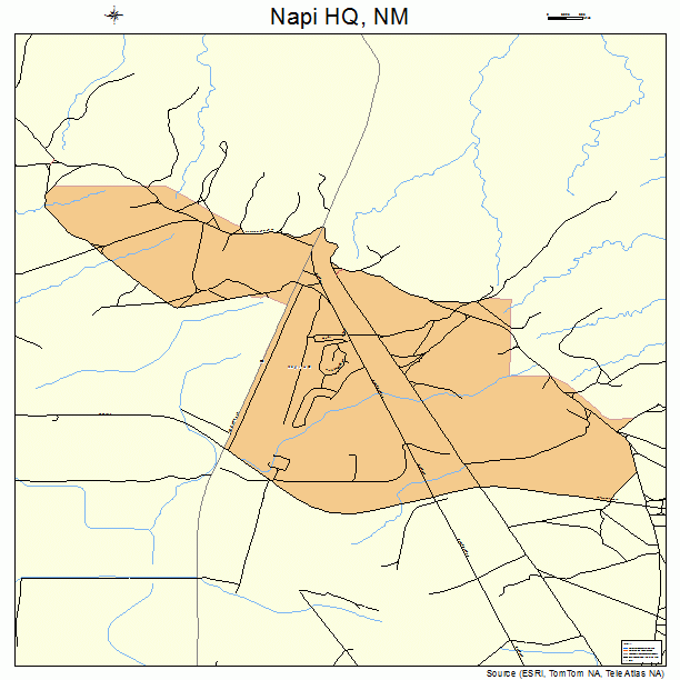 Napi HQ, NM street map
