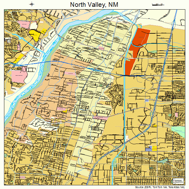 North Valley, NM street map