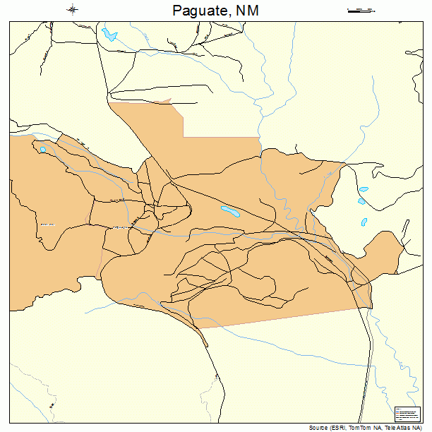 Paguate, NM street map