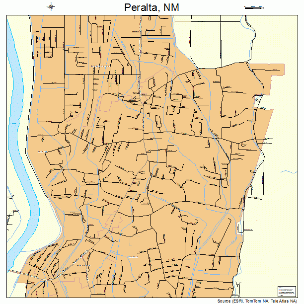 Peralta, NM street map