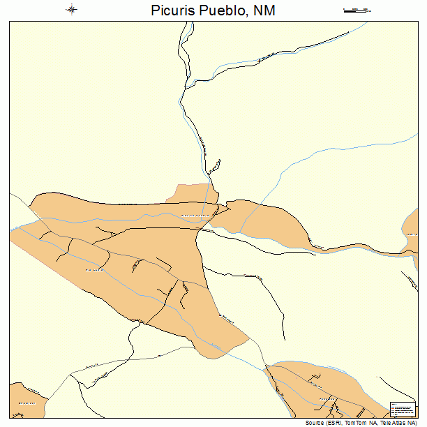 Picuris Pueblo, NM street map