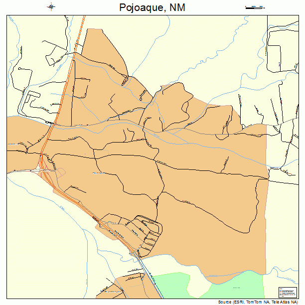 Pojoaque, NM street map