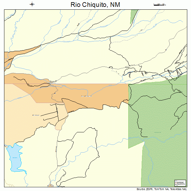 Rio Chiquito, NM street map