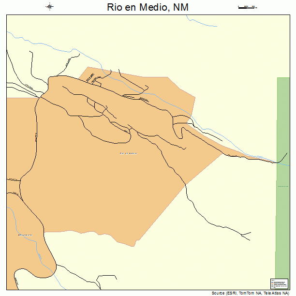 Rio en Medio, NM street map