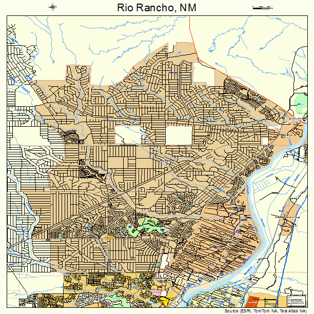 Rio Rancho, NM street map