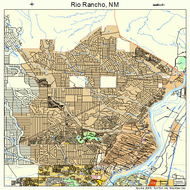 Rio Rancho New Mexico Street Map 3563460