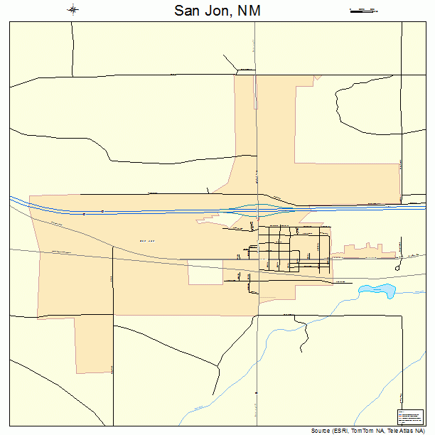 San Jon, NM street map