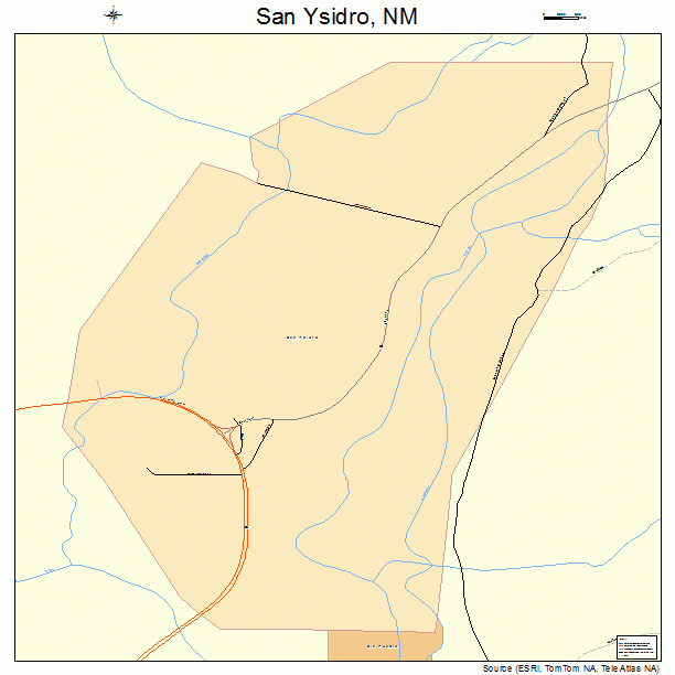 San Ysidro, NM street map