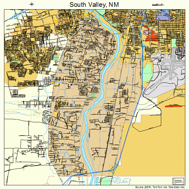 South Valley, NM street map