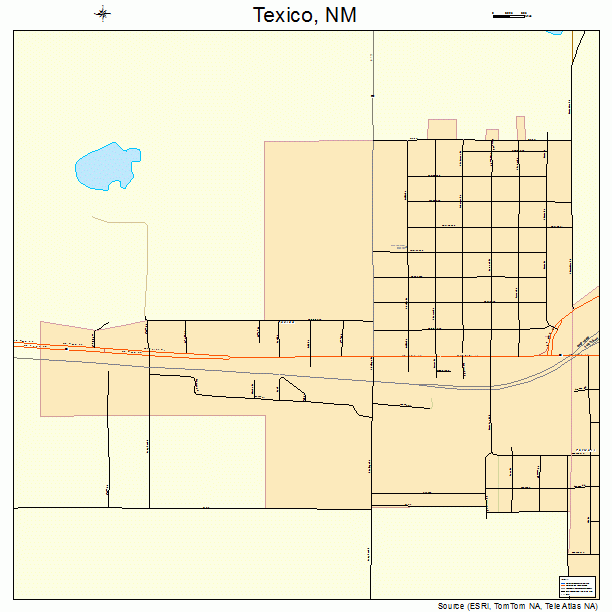Texico, NM street map