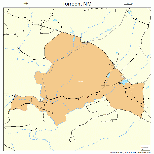 Torreon, NM street map