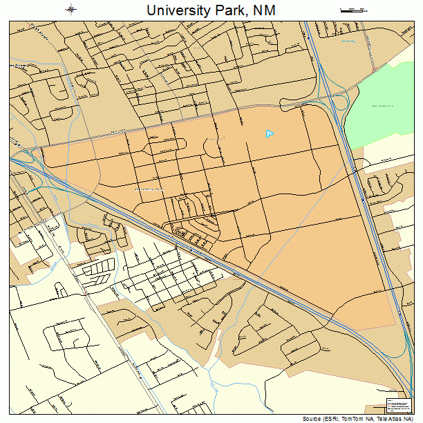 University Park, NM street map
