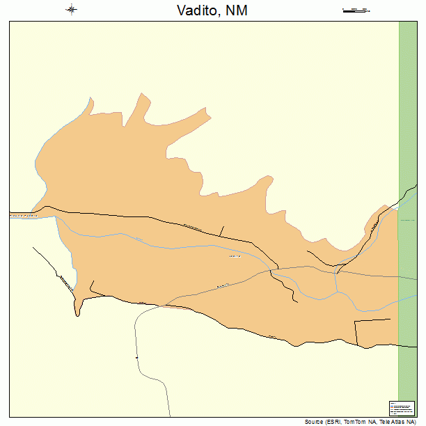 Vadito, NM street map