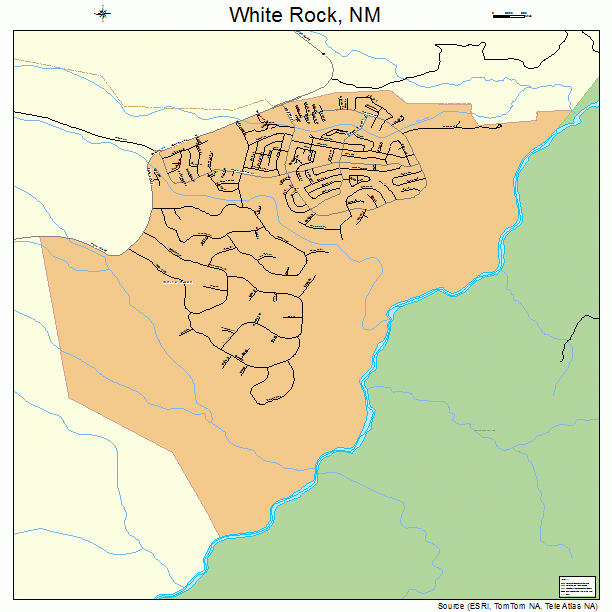 White Rock, NM street map