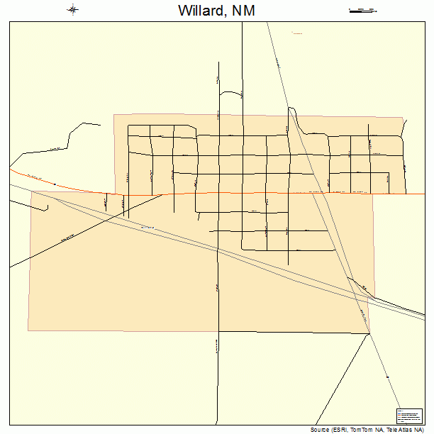 Willard, NM street map