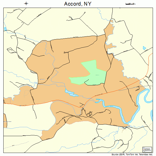 Accord, NY street map