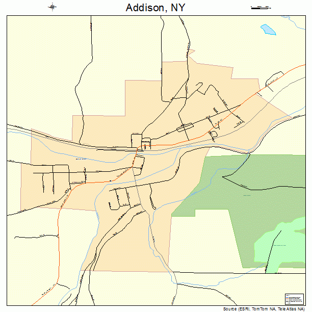 Addison, NY street map