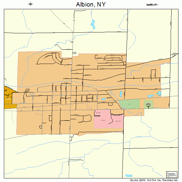 Albion, NY street map