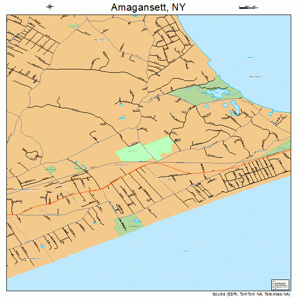 Amagansett, NY street map