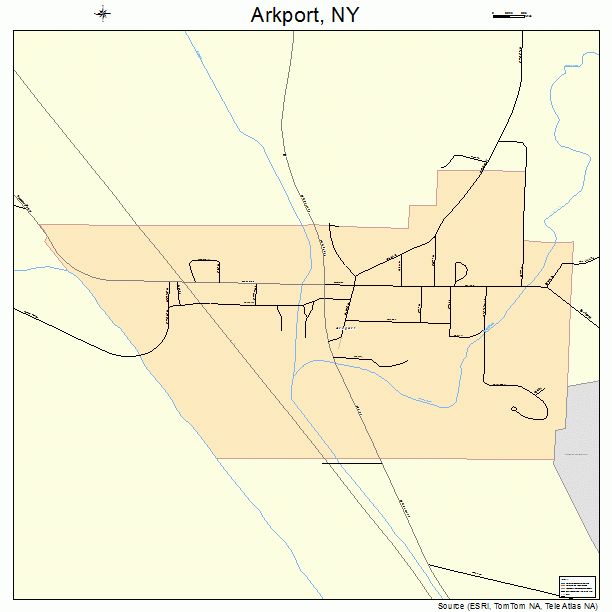 Arkport, NY street map