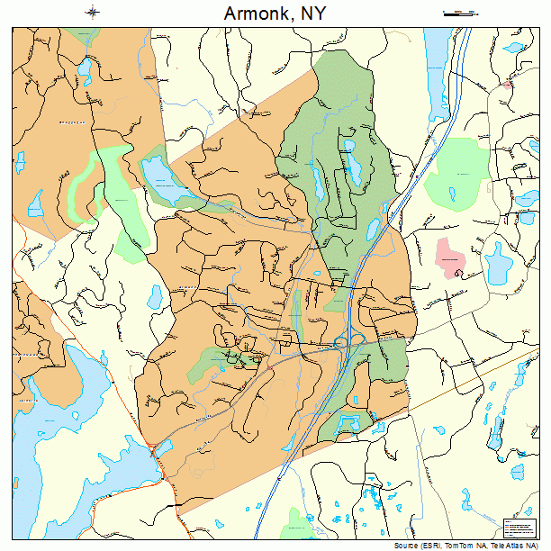 Armonk, NY street map