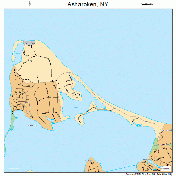 Asharoken, NY street map