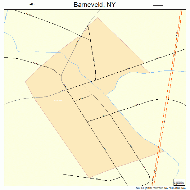 Barneveld, NY street map