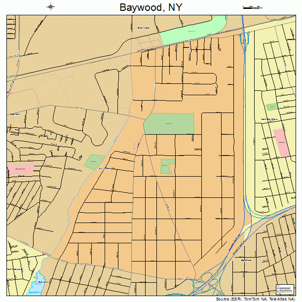 Baywood, NY street map