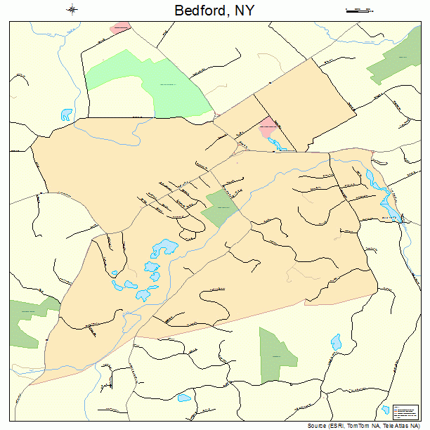 Bedford, NY street map