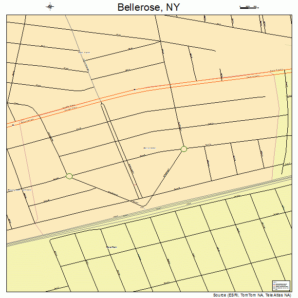 Bellerose, NY street map