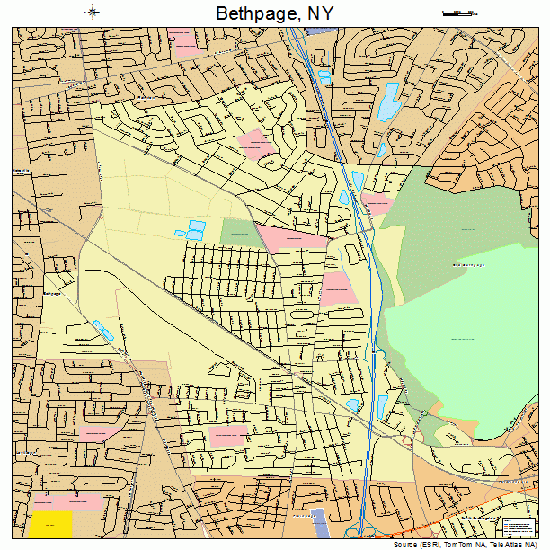 Bethpage, NY street map