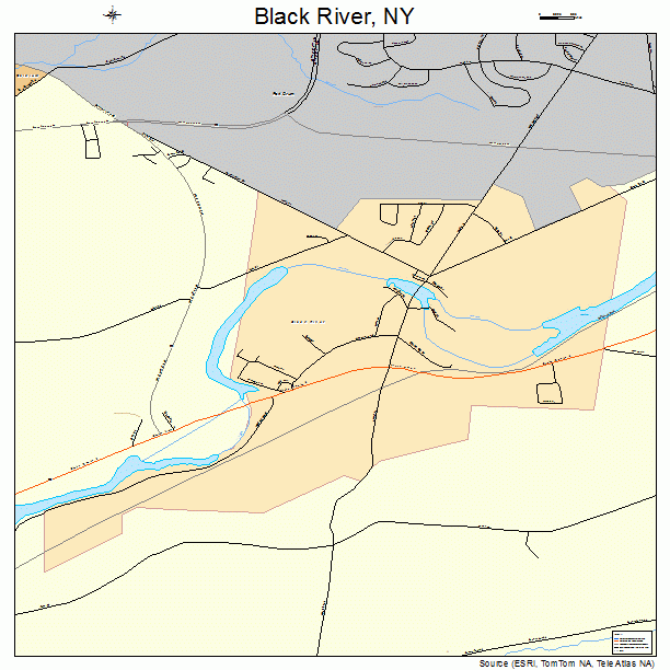 Black River, NY street map