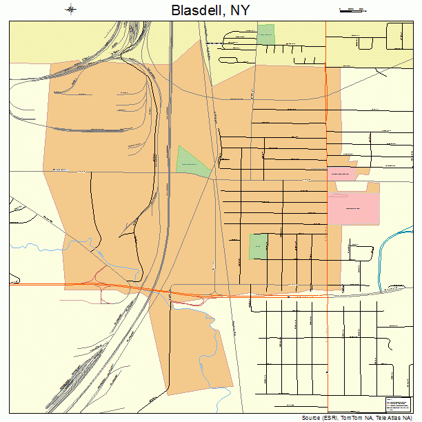 Blasdell, NY street map