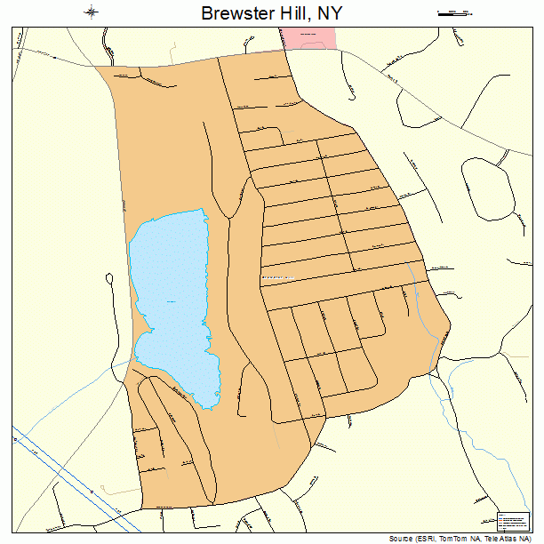 Brewster Hill, NY street map