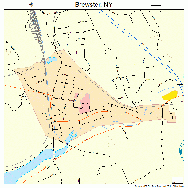 Brewster, NY street map