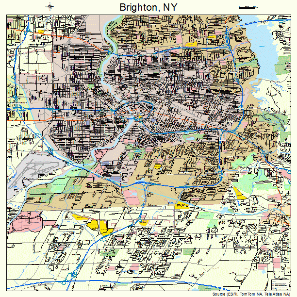 Brighton, NY street map