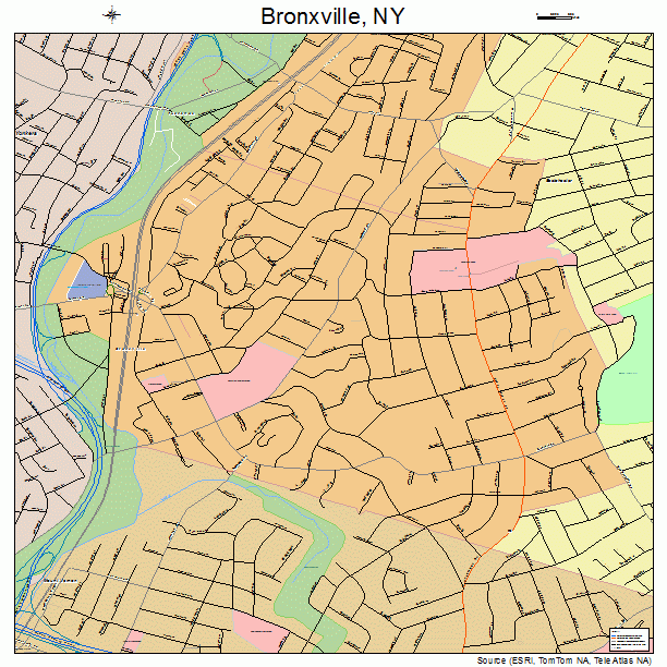 Bronxville, NY street map