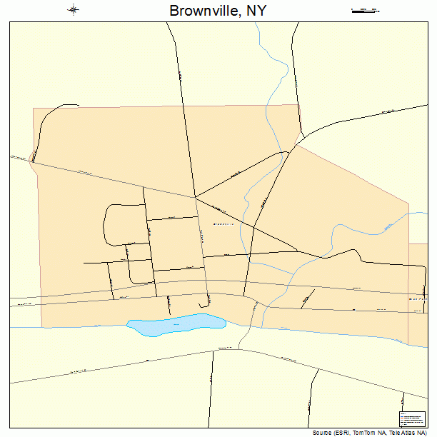 Brownville, NY street map