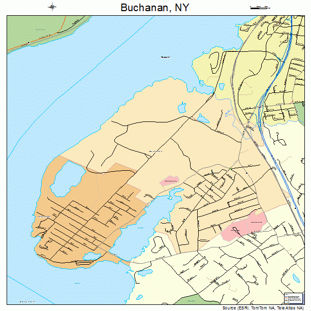 Buchanan, NY street map