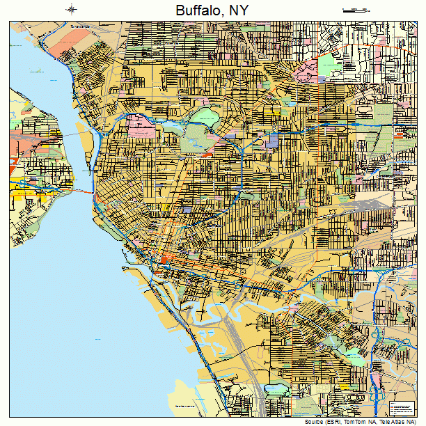 Buffalo, NY street map