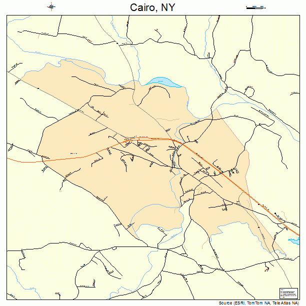 Cairo, NY street map