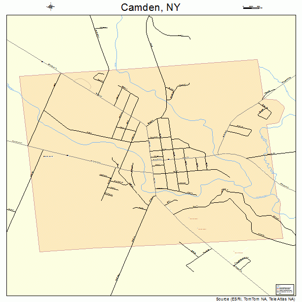 Camden, NY street map