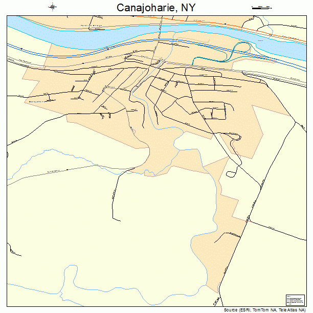 Canajoharie, NY street map