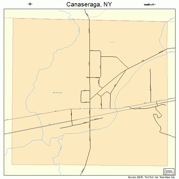 Canaseraga, NY street map