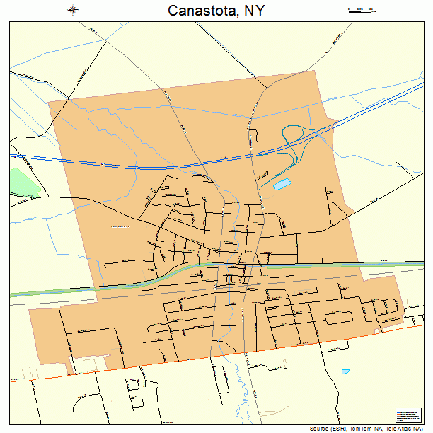 Canastota, NY street map