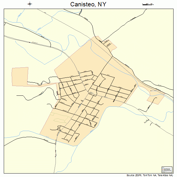 Canisteo, NY street map