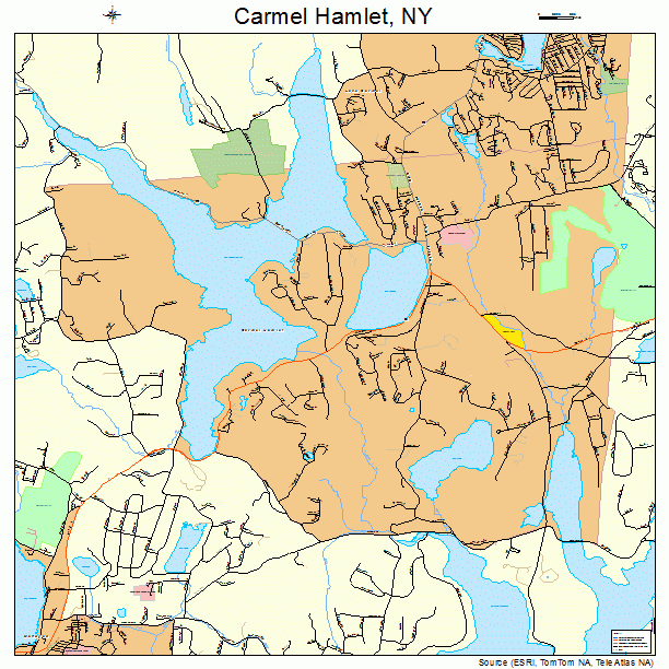Carmel Hamlet, NY street map
