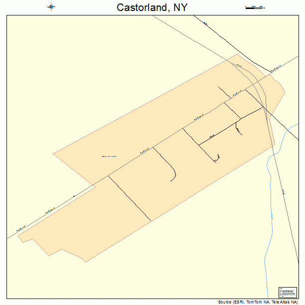 Castorland, NY street map